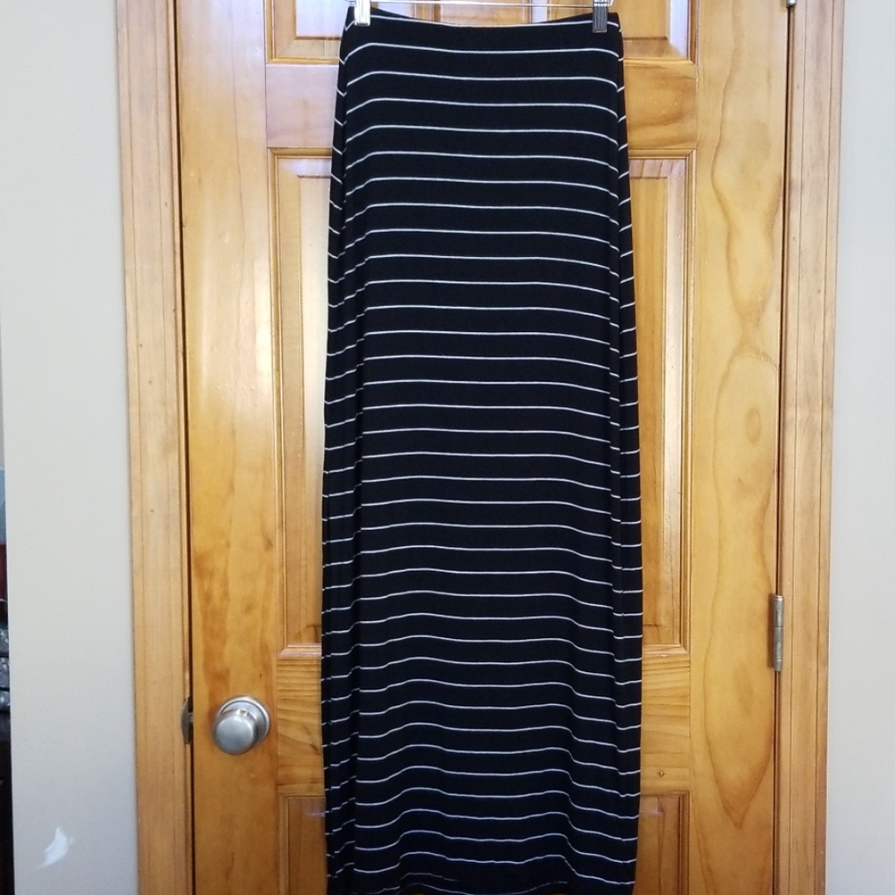 Old Navy striped maxi skirt